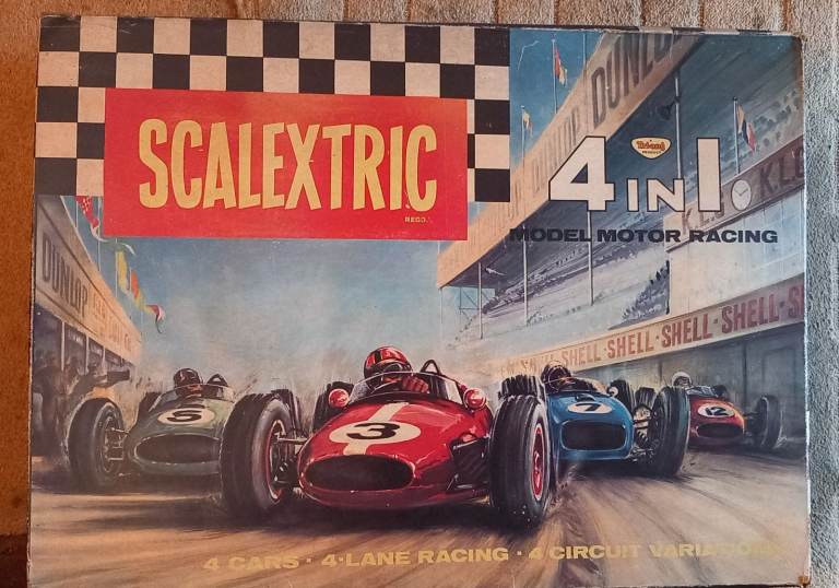 Scalextric 1960's Set 80 - Huge selection of extras and in original box.