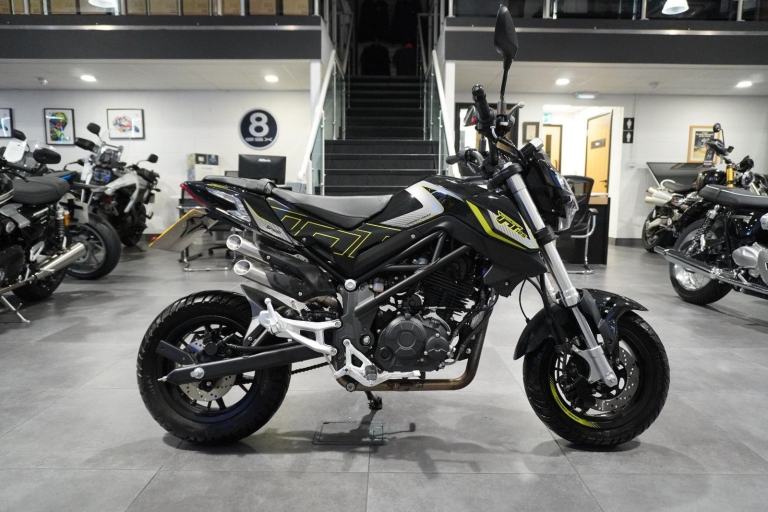 Benelli TNT 125, 2025, Black with just 3795miles