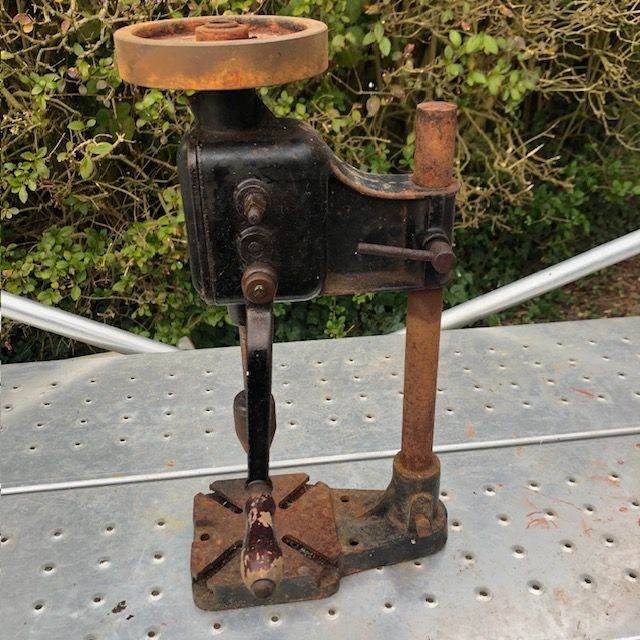 Antique bench hand drill.