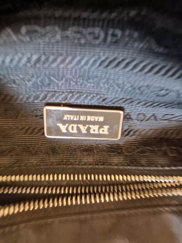 Prada black Tessuto bag