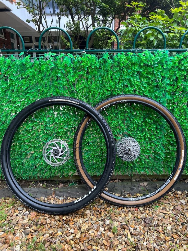 WTB i23 Gravel 700c Upgraded Wheelset Complete With Tyres, Cassette And Discs