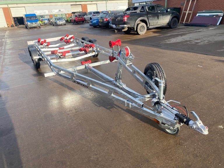 Brand New 2026 Extreme Twin axle 3000kg Super Roller boat trailer for 7.8m inflatable Rib  24' Boat