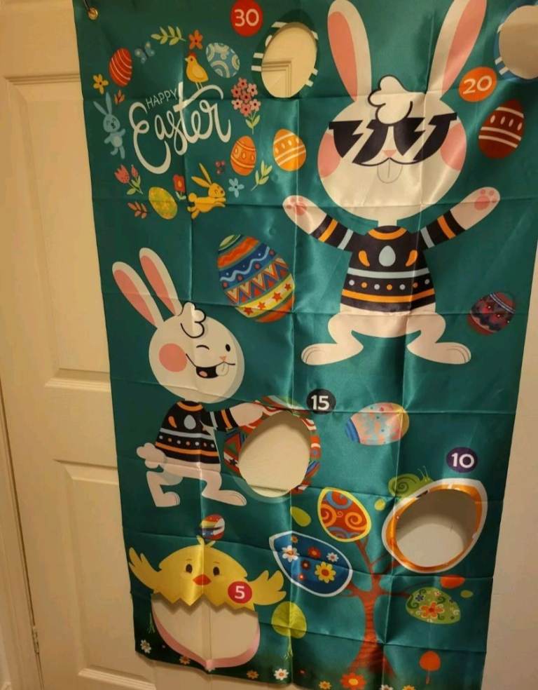 DPKOW Happy Easter Photo Prop Backdrop Banner price drop
