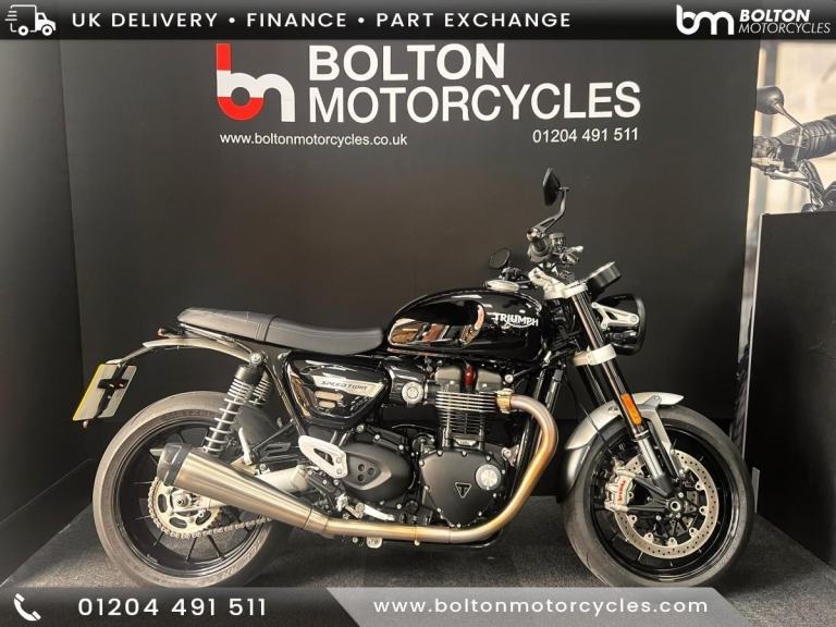 Triumph Speed Twin 1200 Motorcycle Back 2319 Miles Triumph Warranty 2025