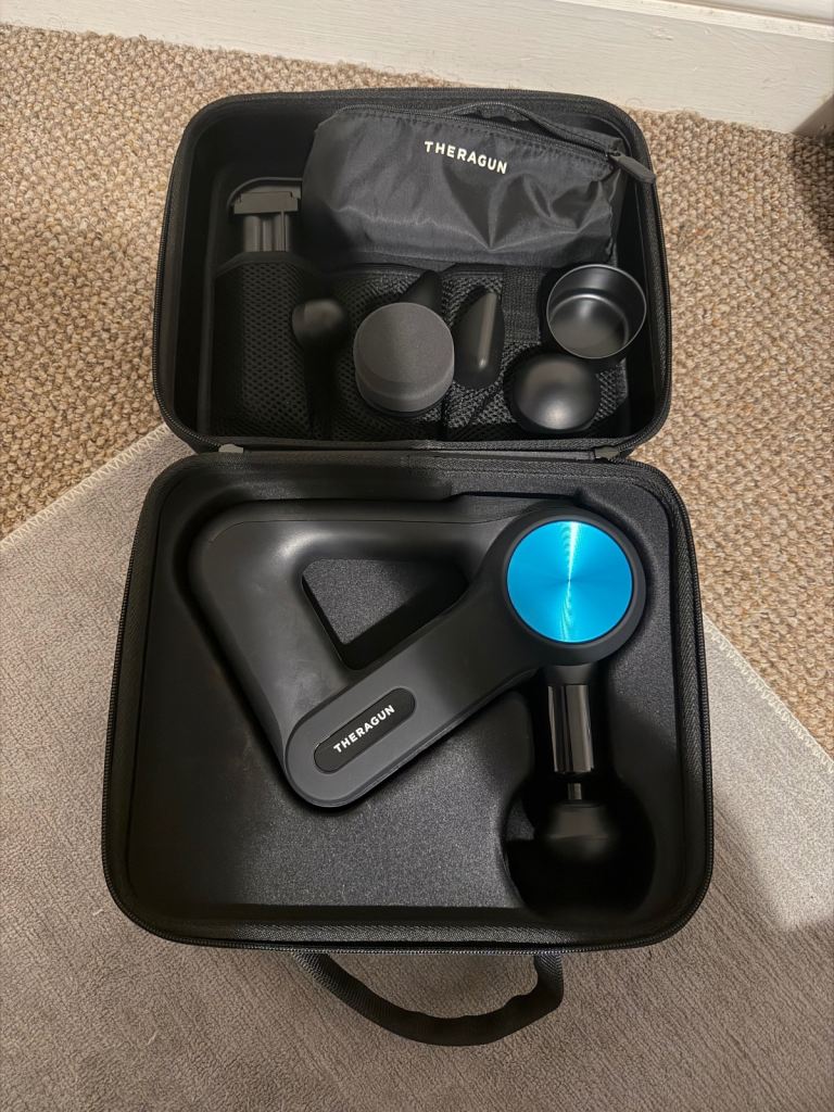 Theragun Pro 4th Gen Massage Gun, barely used, full kit