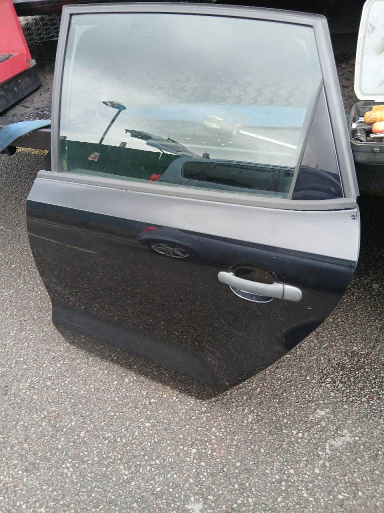 Vw polo Rear Door Passenger side in Black 2009 to 2016
