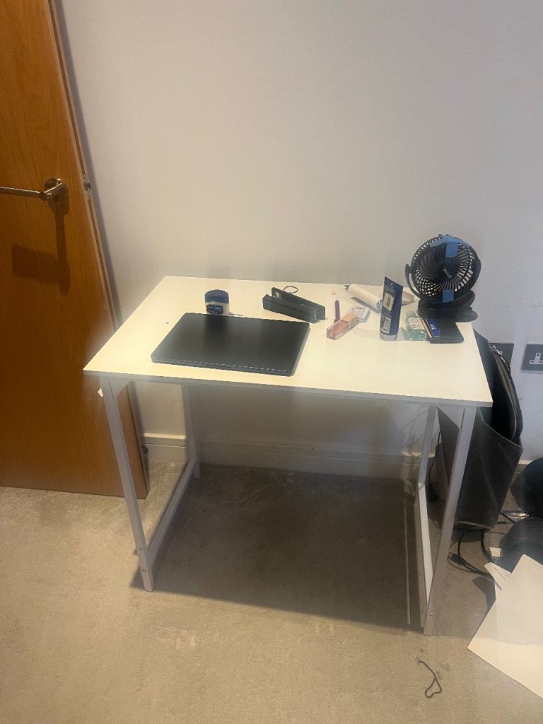 White desk