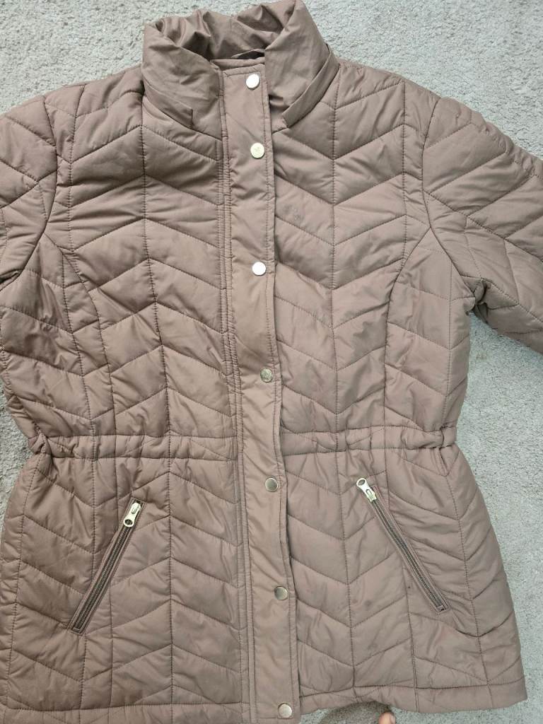 Damart Brown Quilted Jacket - UK Size 14/16 (M)