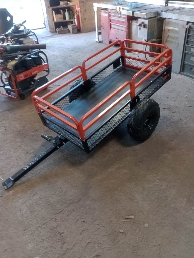 Kmy atv utv compact tractor trailer 
