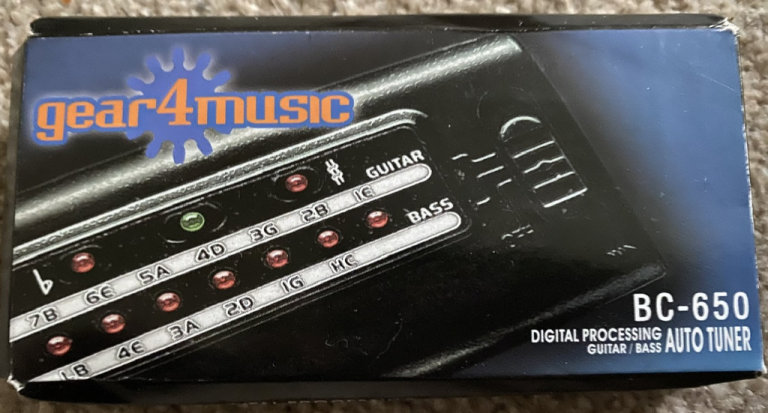 Gear4music, bass guitar auto tuner