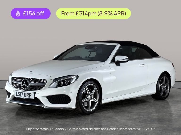 2017 Mercedes-Benz C Class C220d AMG Line 2dr Auto CONVERTIBLE DIESEL Automatic