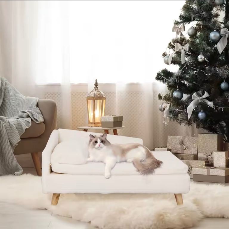 Brand new white dog/cat sofa bed 
