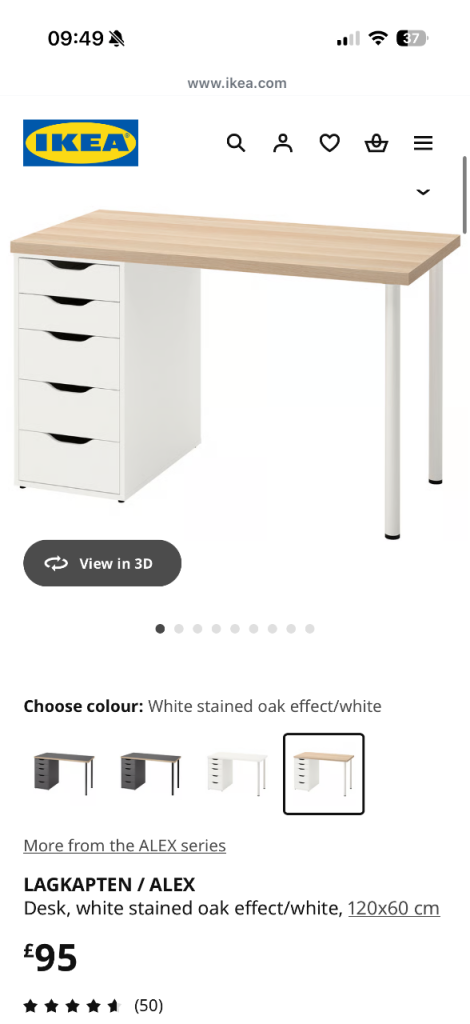 NEW IKEA desk