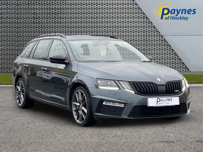 2019 Skoda Octavia 2.0 TSI vRS Euro 6 (s/s) 5dr 6 Speed in Grey NAV CCAC FSH 