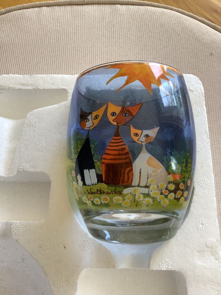 Goebel Wachtmeister 1990 German Collectors Tumbler/Candle Holder 