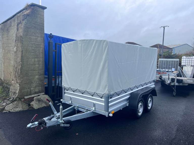 Brand New 10ft x 5ft Twin Axle With Frame And Cover 1300KG Braked