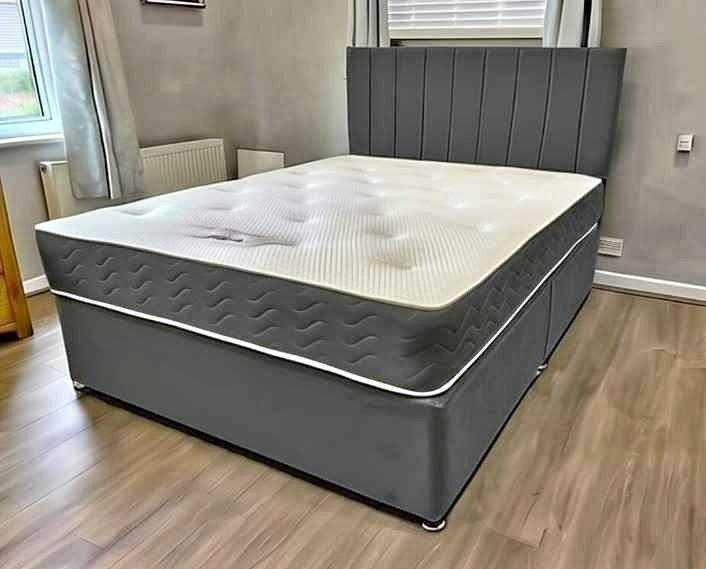 Double DIVAN Bed Base With Mattress BRAND NEW Cash On Delivery Order Now CASH ON DELIVERY 🚛🚚
