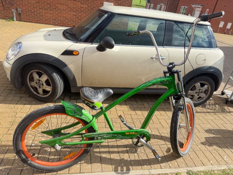 Rat Fink Chopper Style Bike - Green, Good Condition
