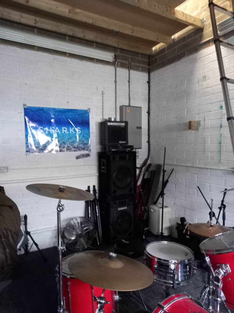 Private Practice space for drummers greenham Newbury 