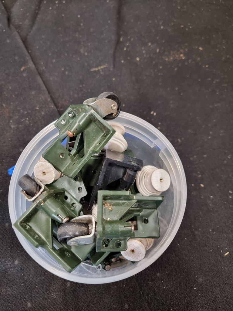 Job Lot of Furniture Casters and Glides – Good Condition