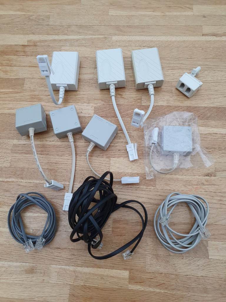 Various Broadband Microfilters, Cables and Splitter