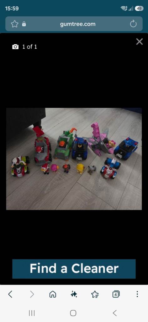 Bundle of Kids' Toy Cars and Figures – Good Condition