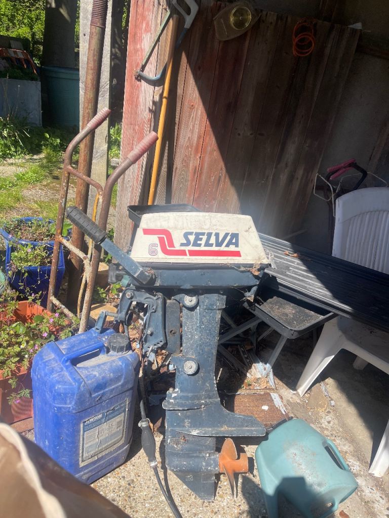 Outboard engine. Selva 6hp