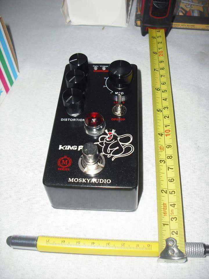 Mosky Rat King distortion fuzz pedal dirty clone fat turbo vintage metal effect