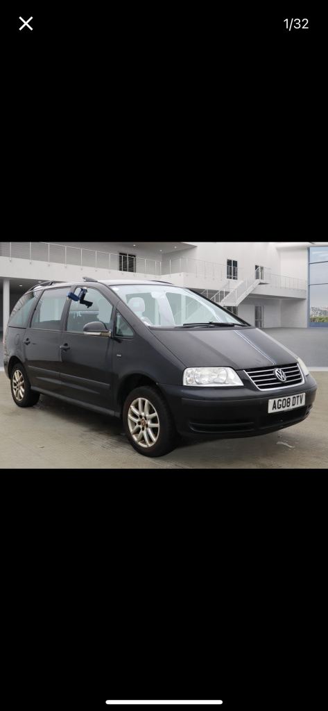 2008 Volkswagen Sharan 1.9 TDI SE 115 5dr Tip Automatic diesel full 12 months mot MPV Diesel Auto...