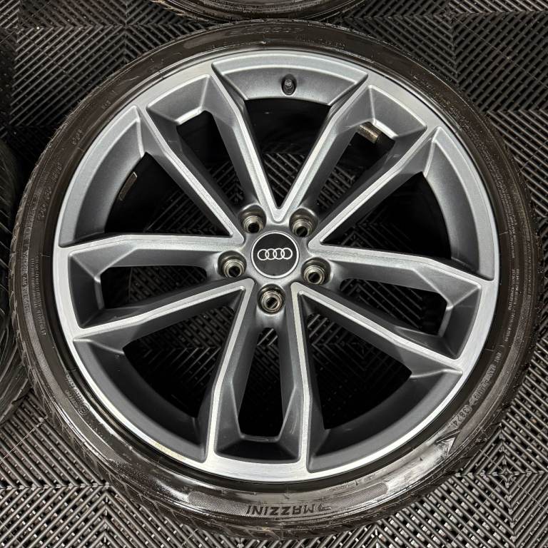 19'' GENUINE AUDI A5 S LINE S5 5 DOUBLE SPOKE B8 B9 A4 ALLOY WHEELS ALLOYS TYRES