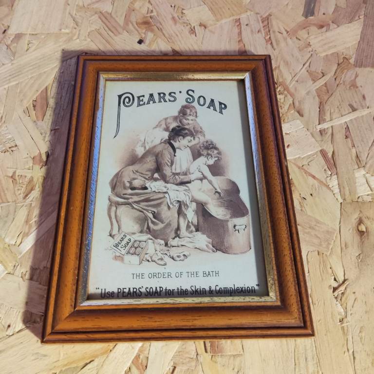 Pear's Soap Picture In Frame