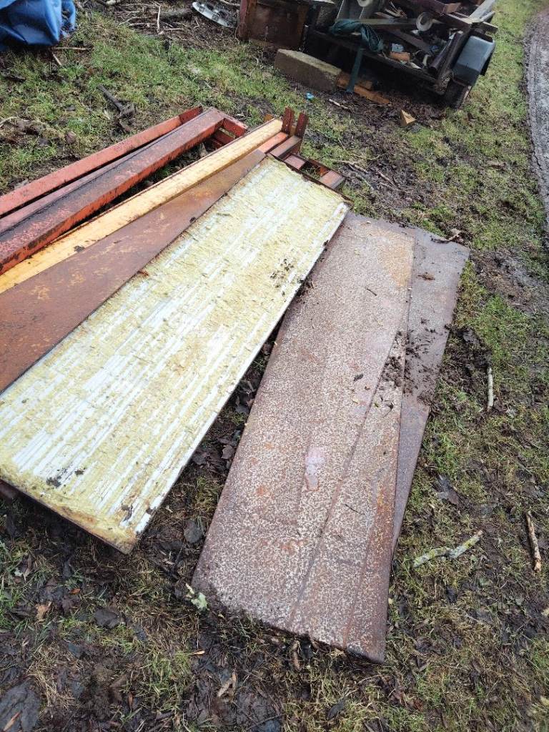 4x steel flat plate 3mm trailer floor