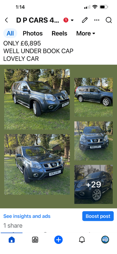 Nissan, X-TRAIL, Estate, 2014, Manual, 1995 (cc), 5 doors