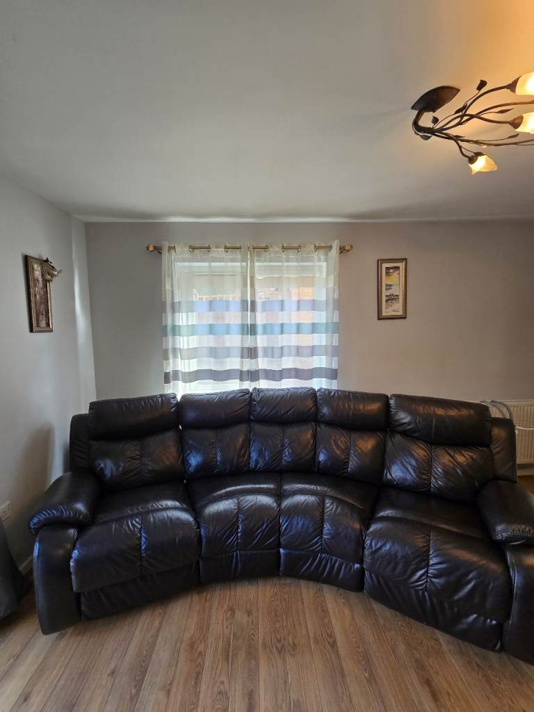 Leather Corner Recliner Sofa – DFS