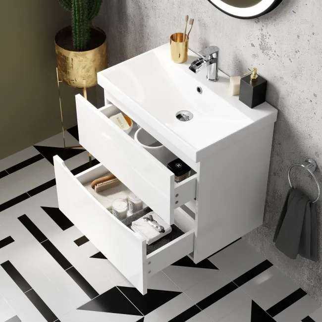 NEW vanity unit basin 63018 white (basin only) 600mm x 400mm