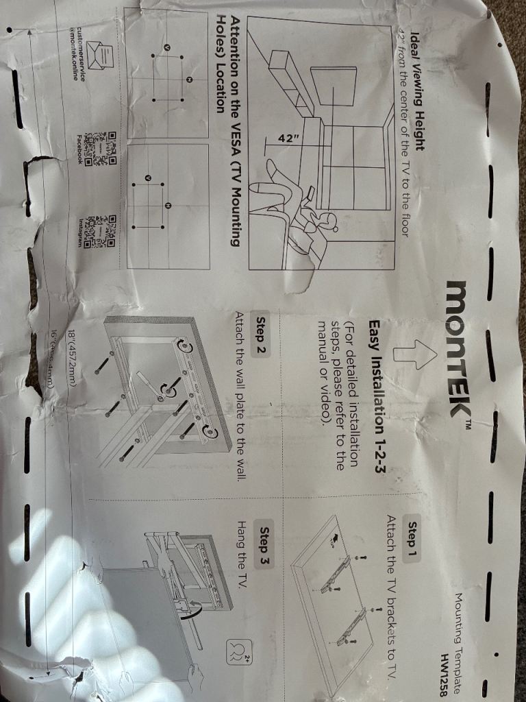 Extra long arm TV wall mount 
