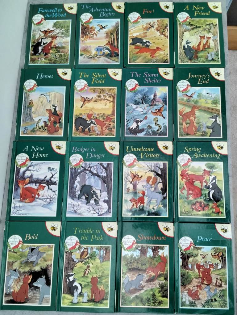 Collection of Animals of Farthing Wood Books. 16 Books. Hardback. Children Picture Version. 