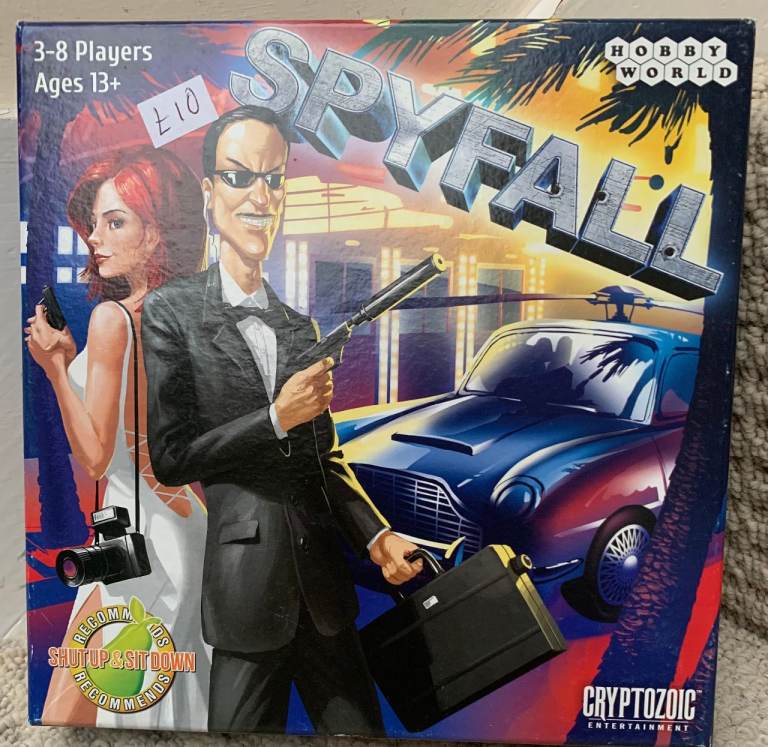 SPYFALL PSYCHOLOGICAL CARD GAME - NEW - Age 13+