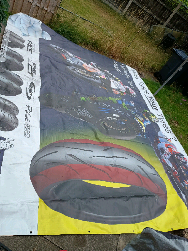 Micheline motorcycle tyre sign