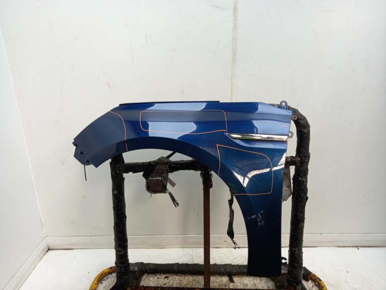 Renault Megane Left Front Wing N/S 2016-2022 Blue 5 Door Hatchback