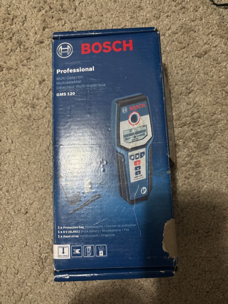Bosch Stud Finder GMS 120 - New without battery