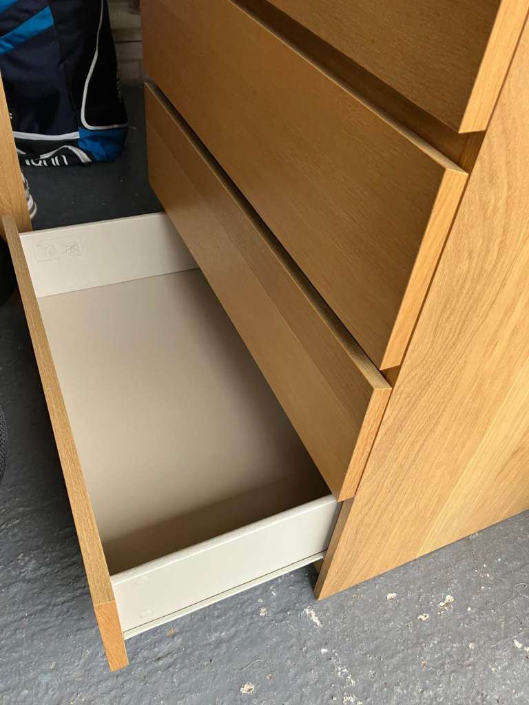 Malm Ikea 6 drawer chest