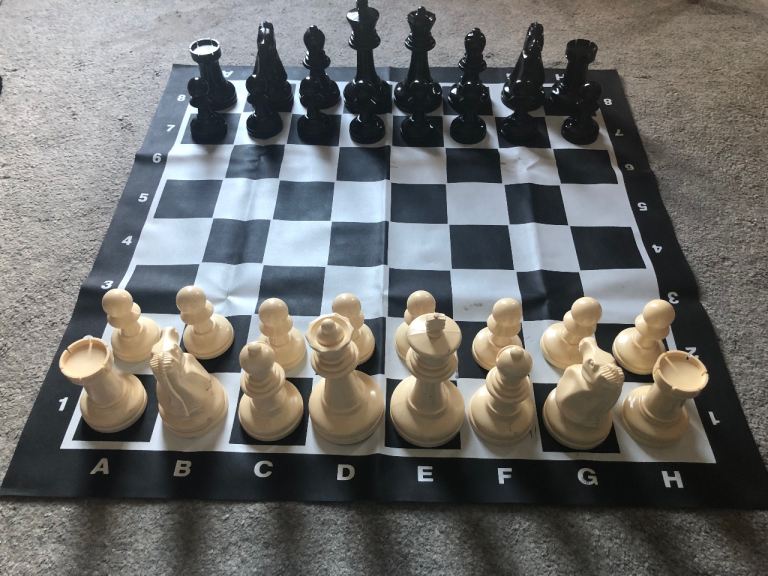 Large indoor/outdoor/play area chess set 