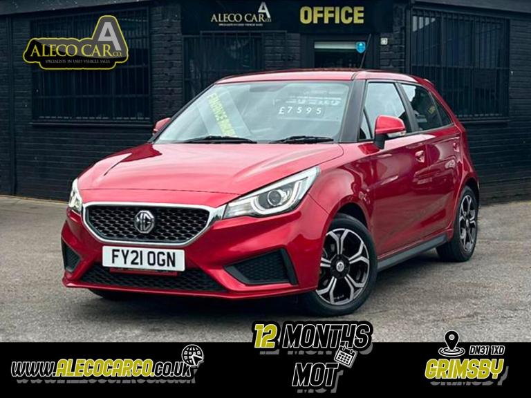 MG MG3 1.5 VTi-TECH Excite Red Manual Petrol 2021