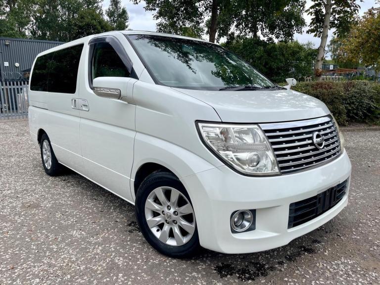 2007 Nissan Elgrand XL FRESH IMPORT AUTO 7 SEATS LEATHER MPV 4 GRADE CRUISE CURTAIN S.ROOF ULEZ M...