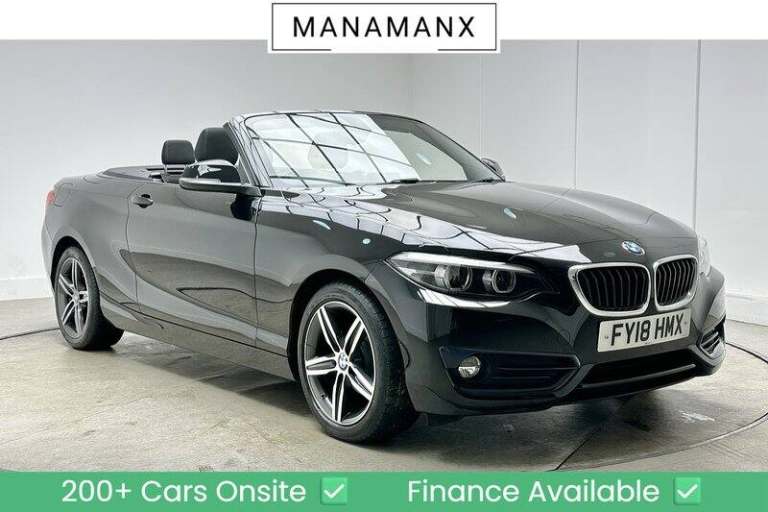 2018 BMW 2 Series 218i Sport Convertible Petrol Automatic
