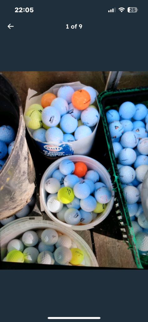 Used golf balls 80 for £20 Newton Stewart 