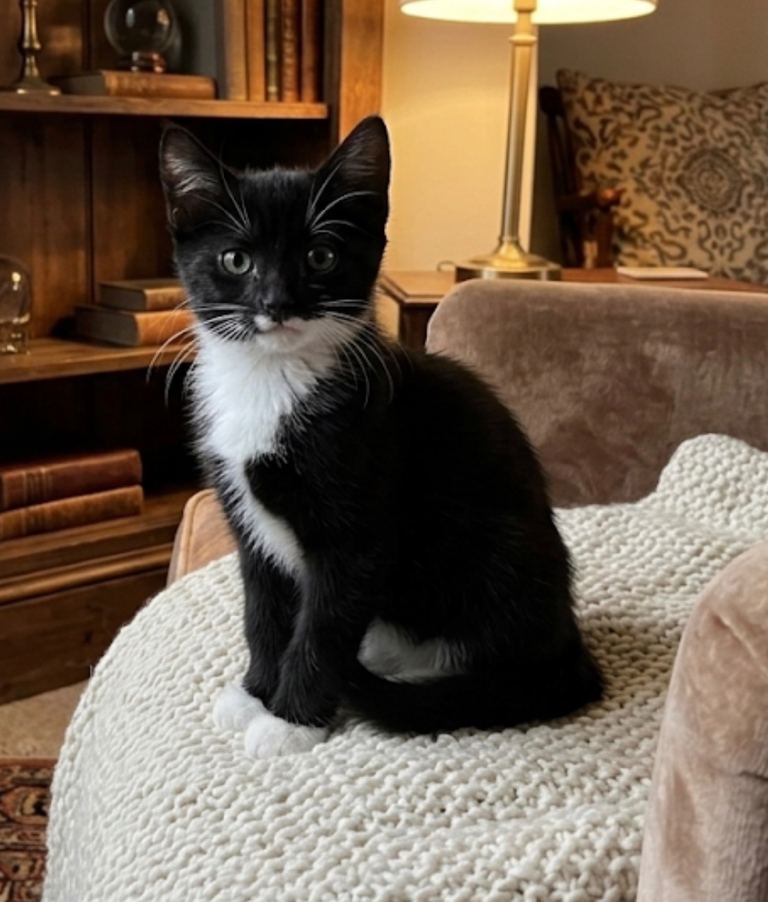 9-Week-Old Tuxedo Kittens – Collect Today