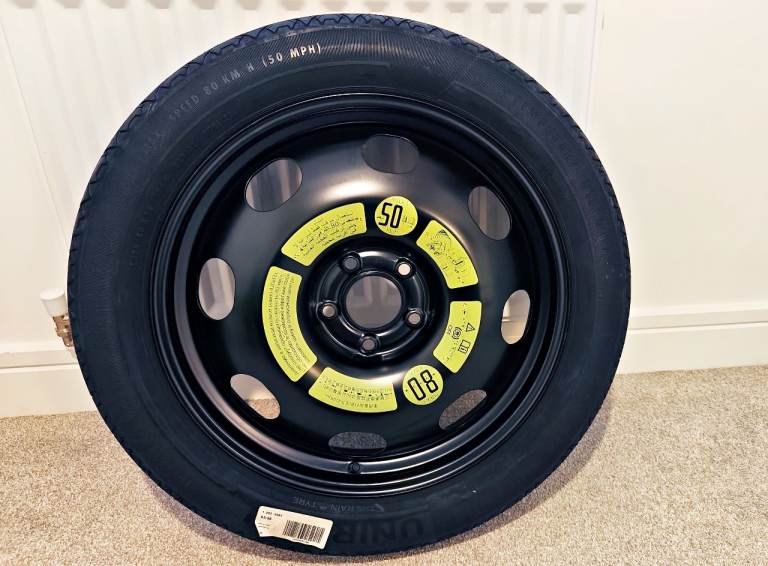 Spare Wheel Tyre T135/80 R18 with Jack and Compressor