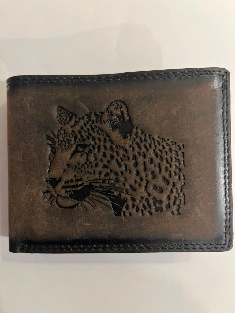  Genuine Leather RFID Wallet - New with Animal/Vehicle Designs